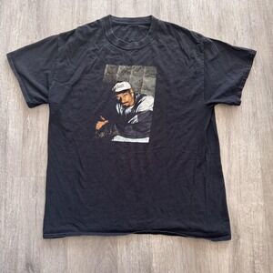 Snoop Dogg Shirt Mens XL Black Long Beach Photo Graphic Rap Hip Hop Tee